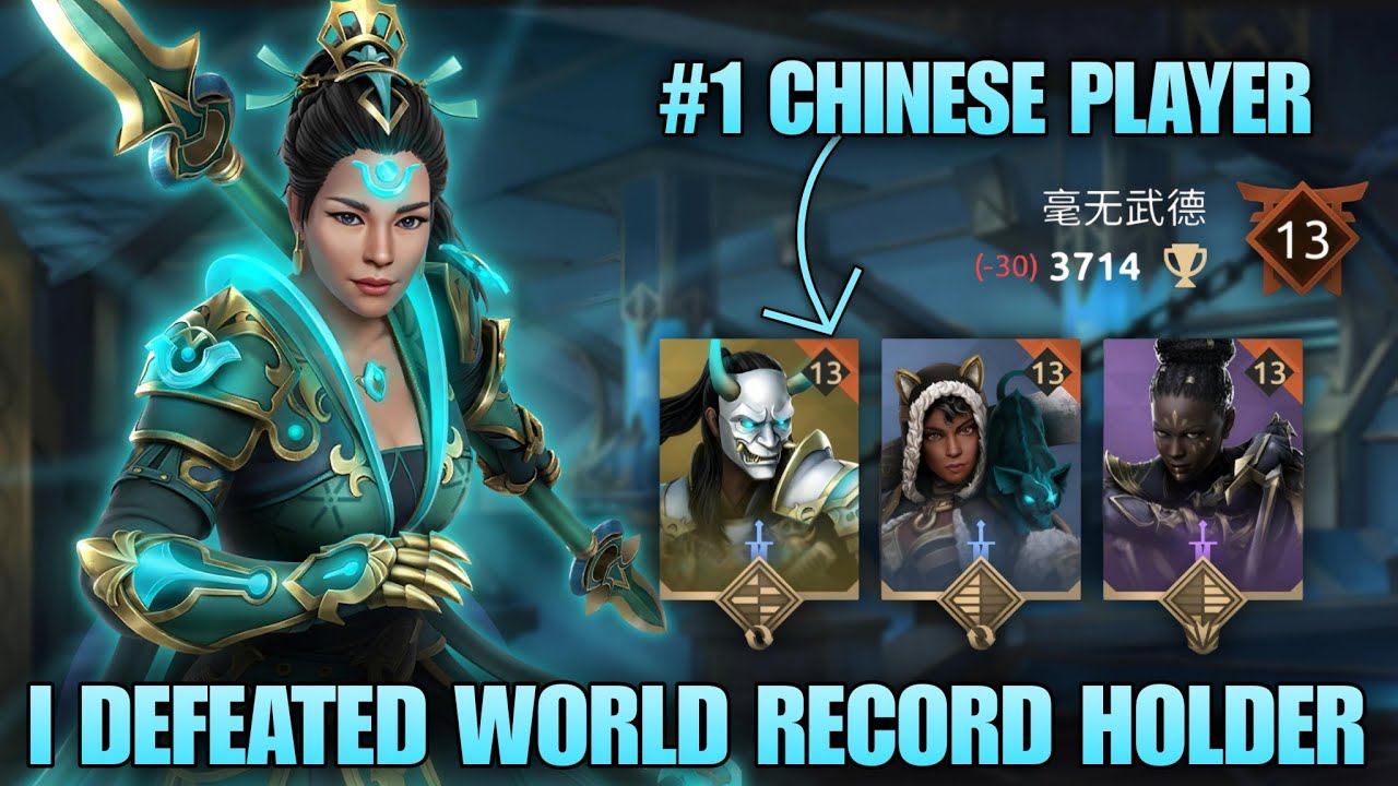 I Beat a World Record Pro Chinese Player in Shadow Fight 4 Arena!