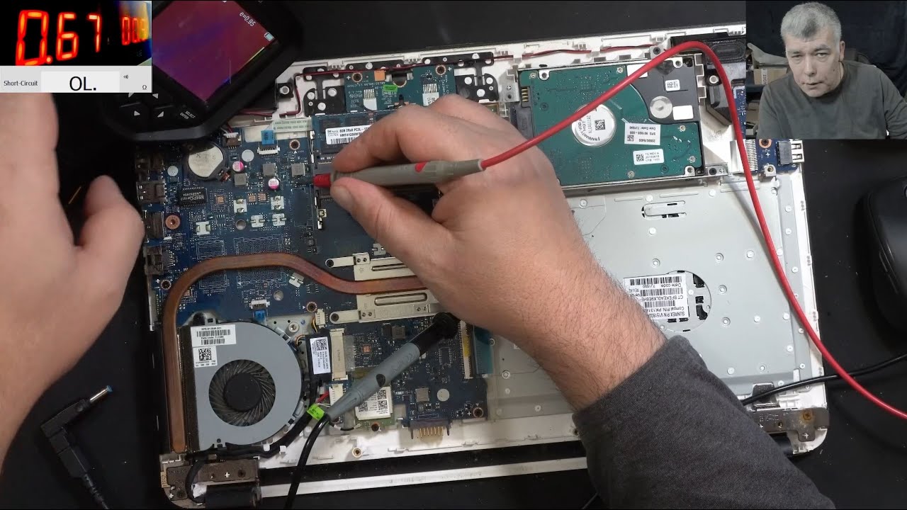 Hp 15Q-BU015TU - no power board repair - Pizza more important than subs number