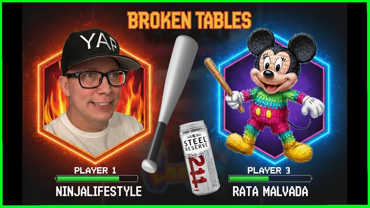 Streamer Breaks Tables On Twitch (BROKEN TABLE COMPILATION NinjaLifestyle)