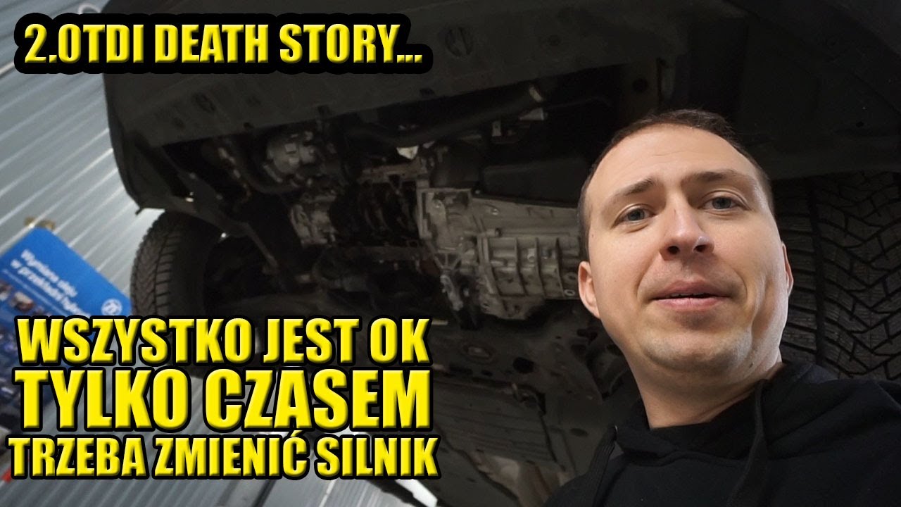 DROBNA USTERKA SPOWODOWAŁA PRZYTARCIE SILNIKA 2.0TDI FOLKSWANGEN
