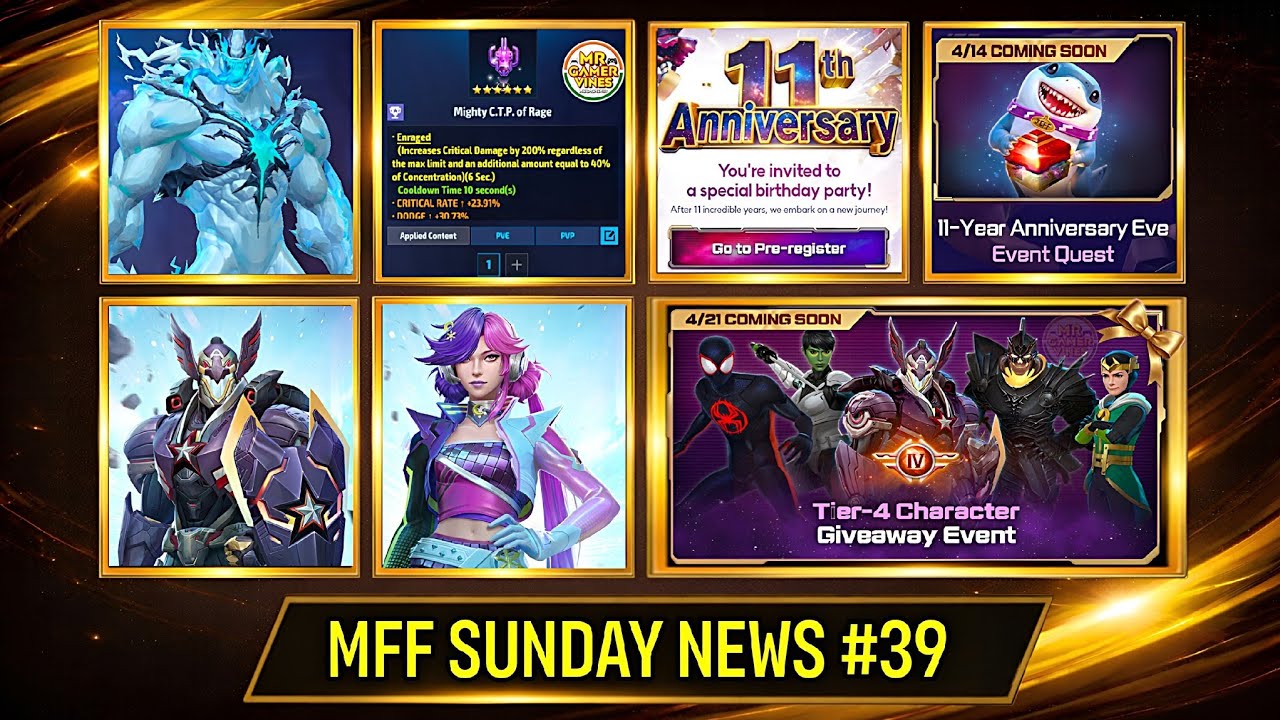 📢 April Update, New Events, New Changes, 11th Anniversary & More | MFF Sunday News 39