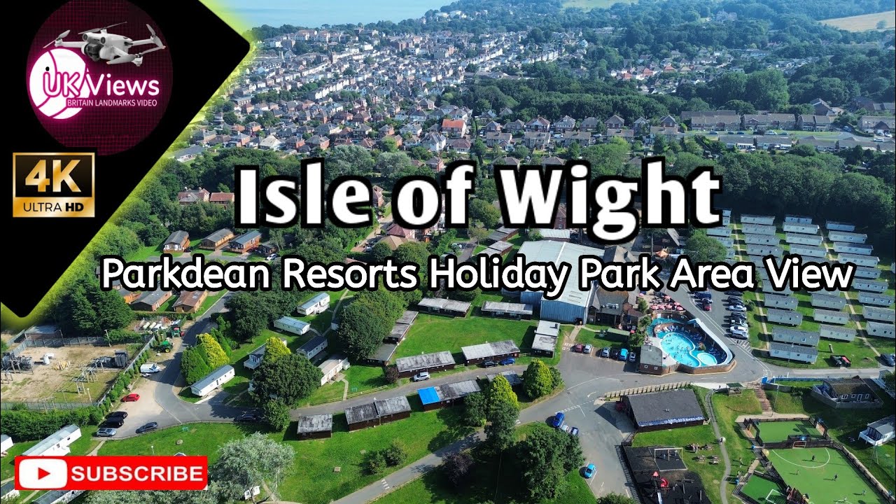 Isle of Wight Parkdean Holiday Park Area View | Drone Aerial Video