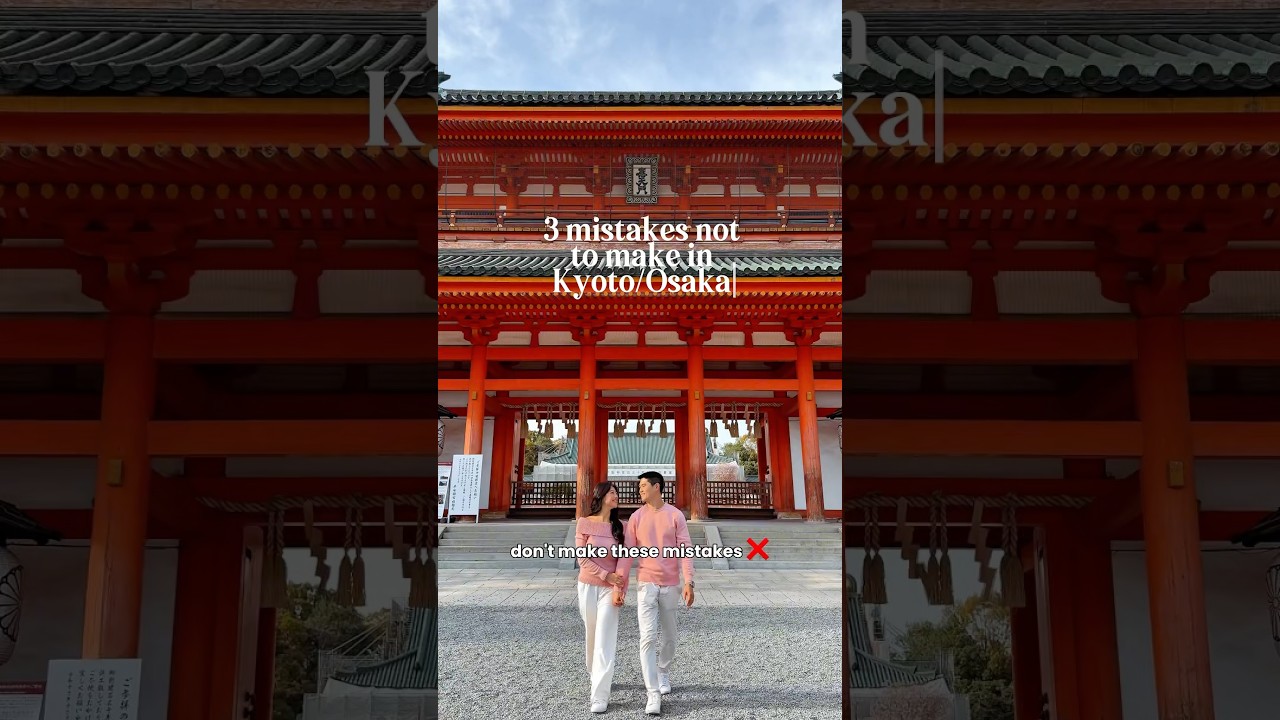 3 MISTAKES NOT to make in Kyoto/Osaka ❌ and use ANGKLOOK for 10% off the Kansai Pass ✨ #japantravel