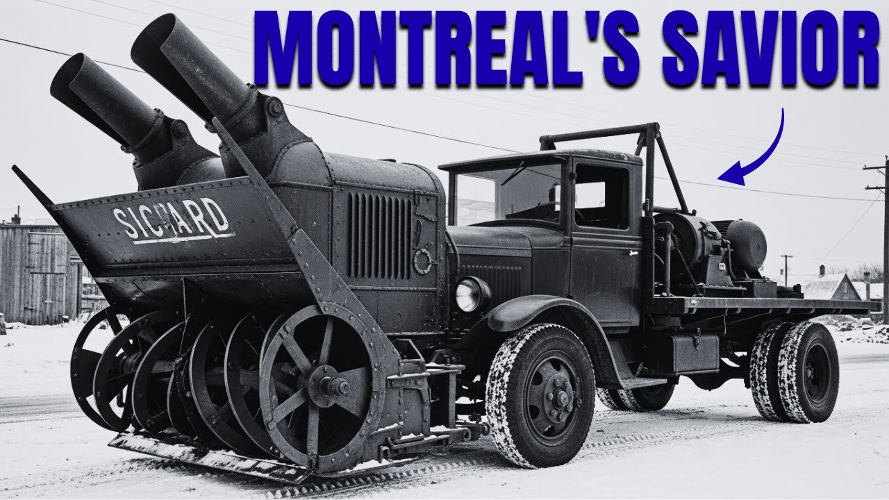 Built in a Montreal Basement for 31 Years - The Snowblower That Saved an Entire City