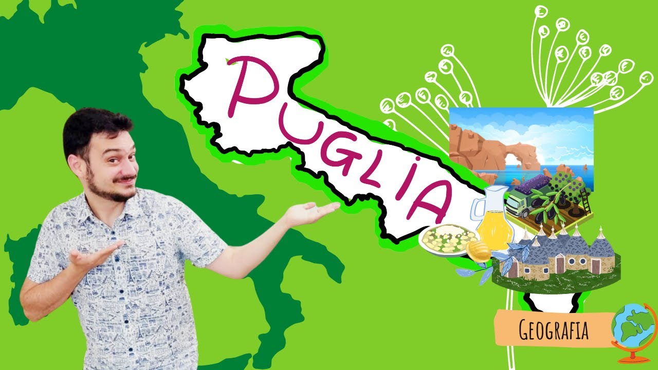 LA PUGLIA - La geografia e le REGIONI D'ITALIA spiegate FACILI