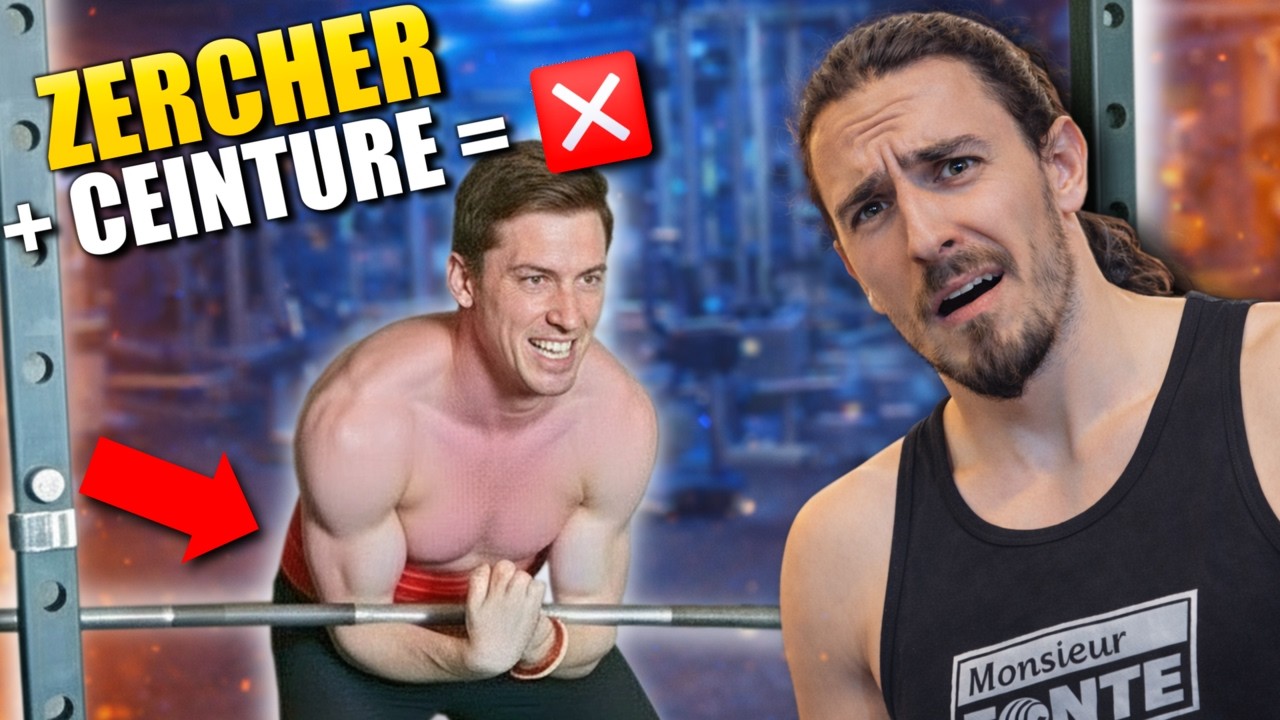 Ceinture + Zercher Squat = Mauvaise idée ?