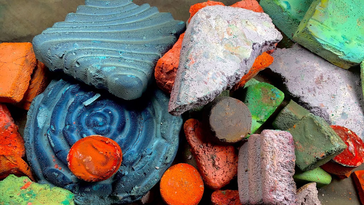 Variety Shapes Colourful Reformed Gymchalk Asmr