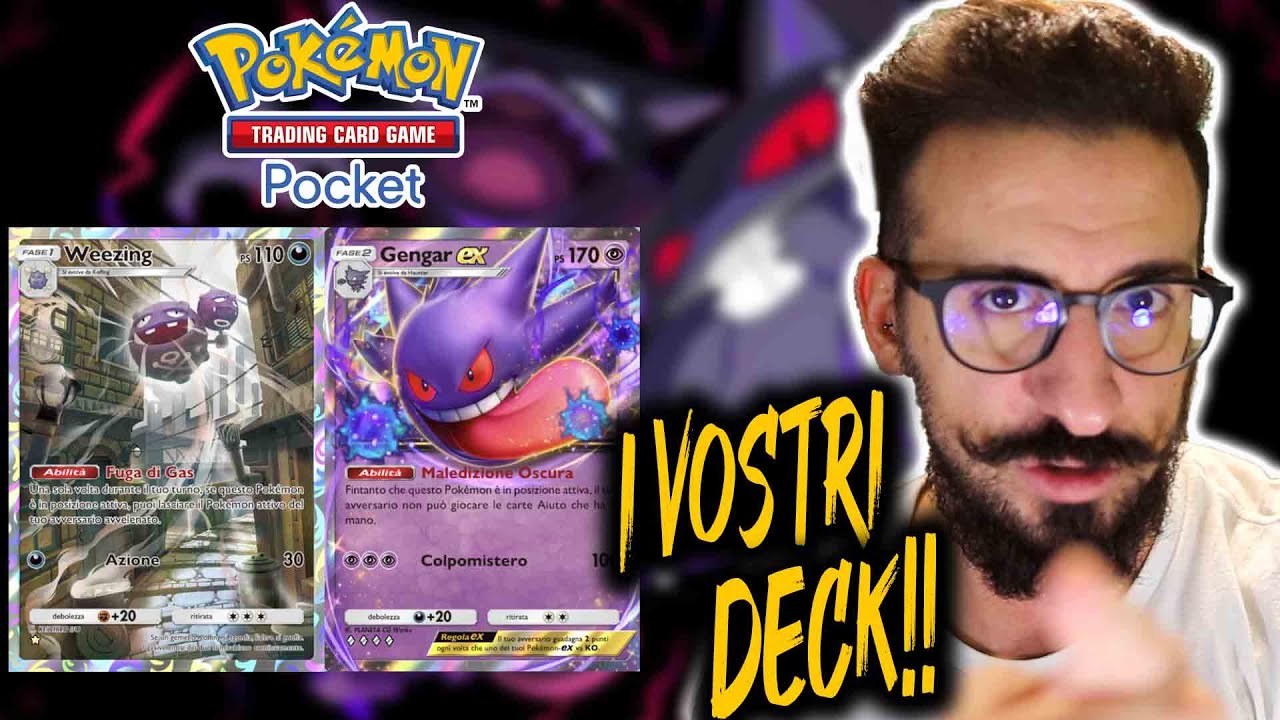 GENGAR-WEEZING!UN DECK DIVERTENTE!RUBRICA: I VOSTRI DECK!Pokémon [TCGP]Trading Card Games Pocket-ITA