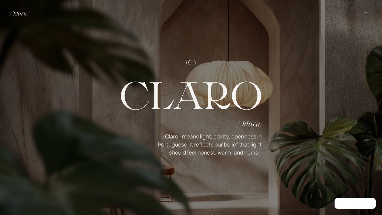 klaru - Handcrafted lighting from Brazil