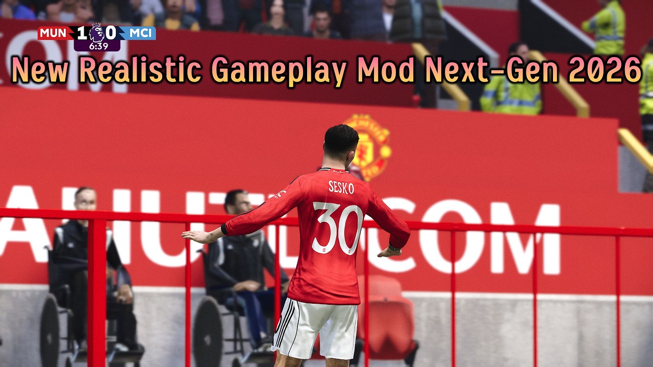 New Realistic Gameplay Mod Next-Gen 2026 - PES 2021 & Football Life 2026