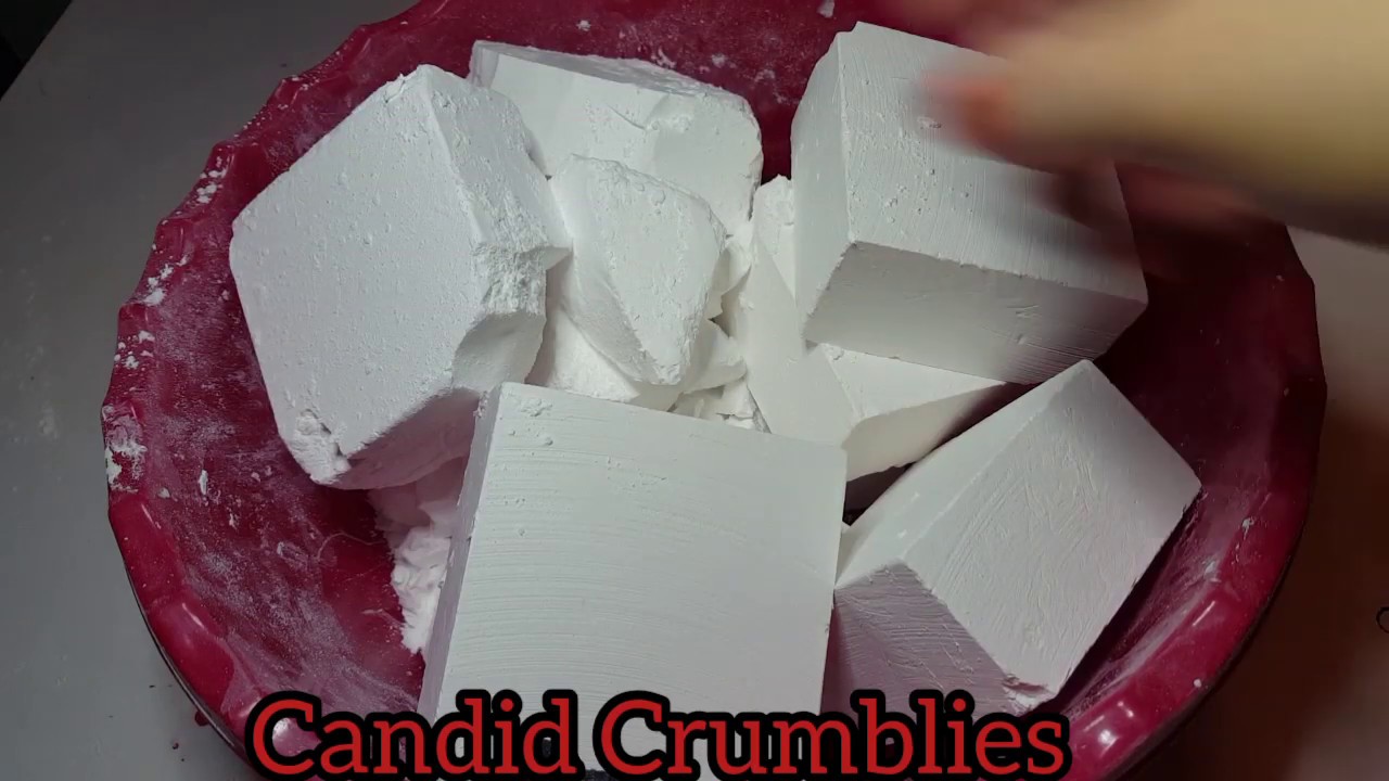 Plain Jane 11 Block Ader & Cap Gym Chalk Crumble | Hard & Soft Crunch • ASMR