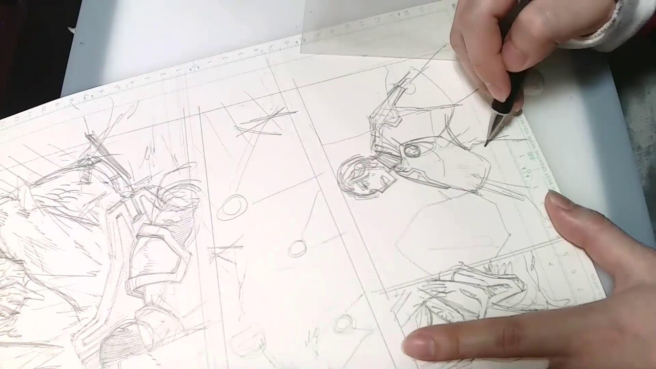 【作業用】かじかむ手で下描き作画配信！　01/23 live drawing