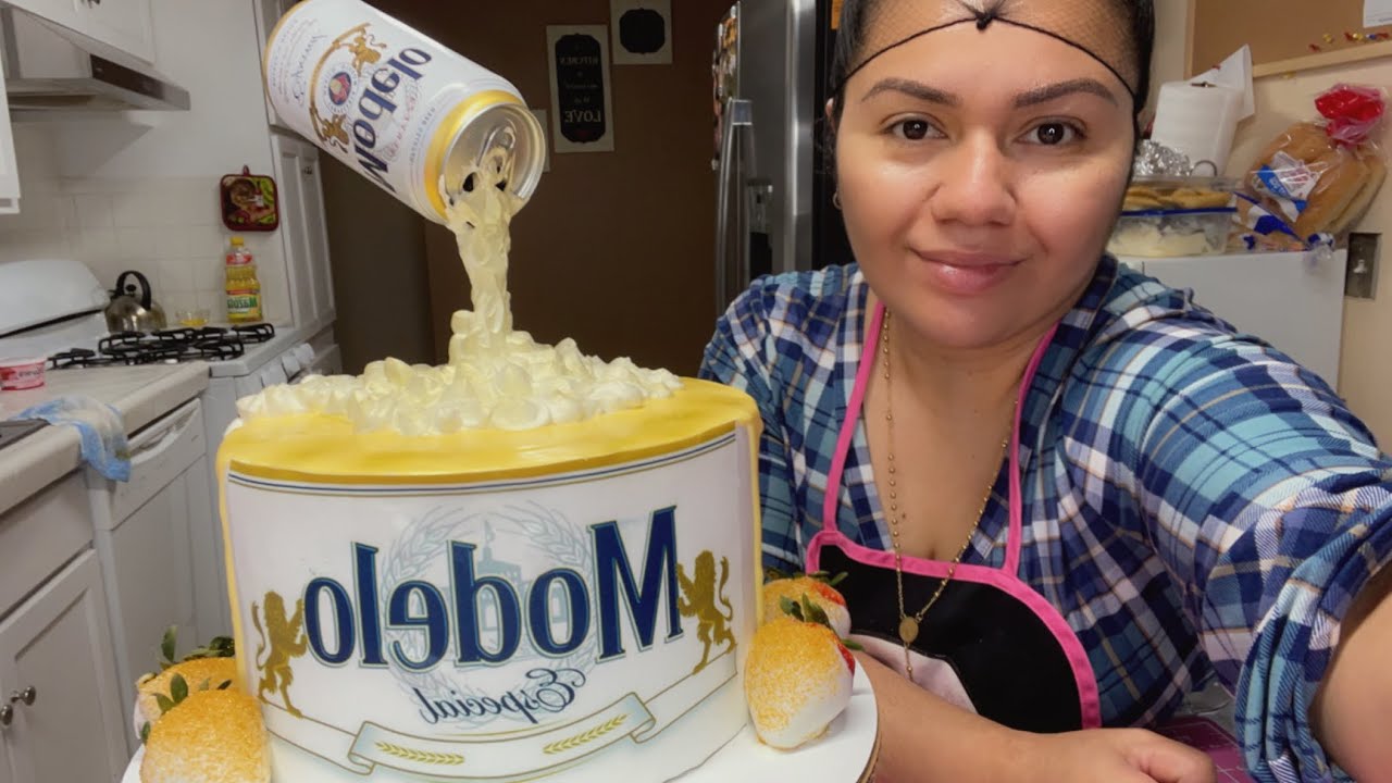 Pastel de cerveza modelo (en vivo🔴)