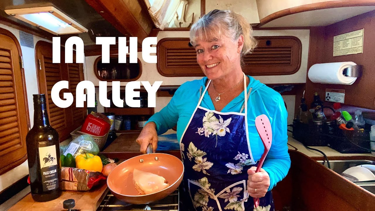 Making Sourdough Biscuits in The Galley