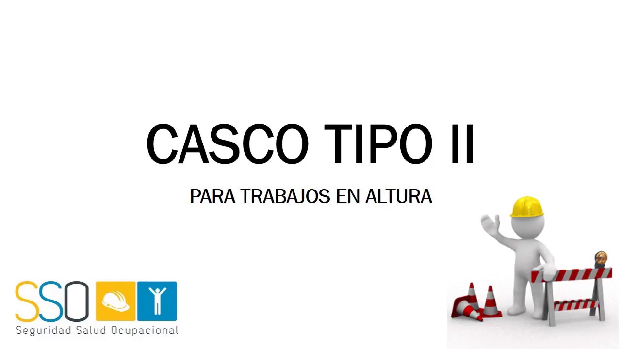 Casco para trabajo en alturas