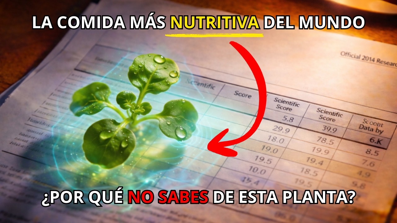 La planta más nutritiva del planeta. Confirmado por los CDC. ¿Por qué no la conoces?