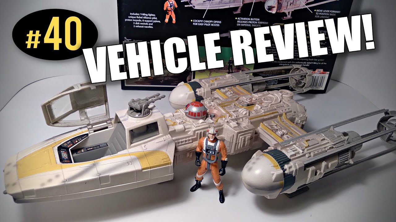 AWESOME Rebel Alliance Y-Wing Fighter Action Figure Vehicle! | Power of the Force Memories #40