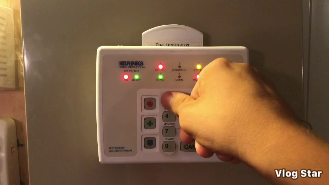 Brinks home security full operation.