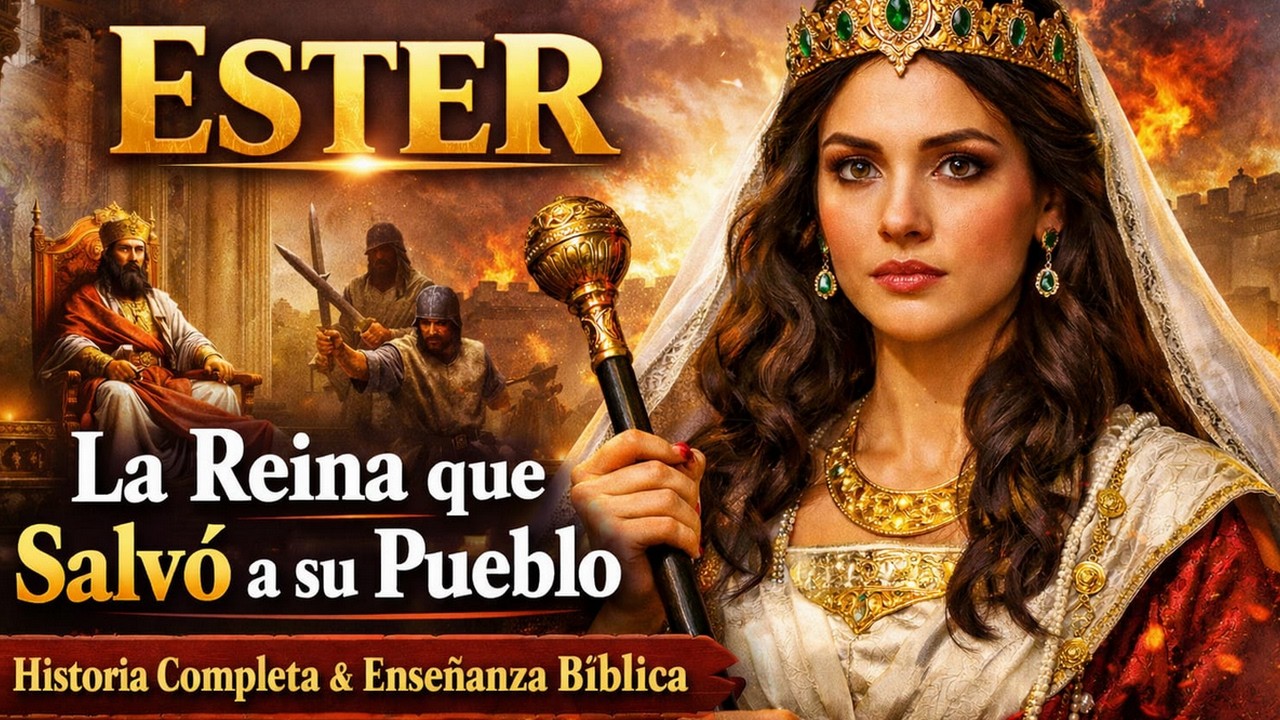 “Ester: Historia completa de la reina que salvó a su pueblo y enseñanza bíblica”