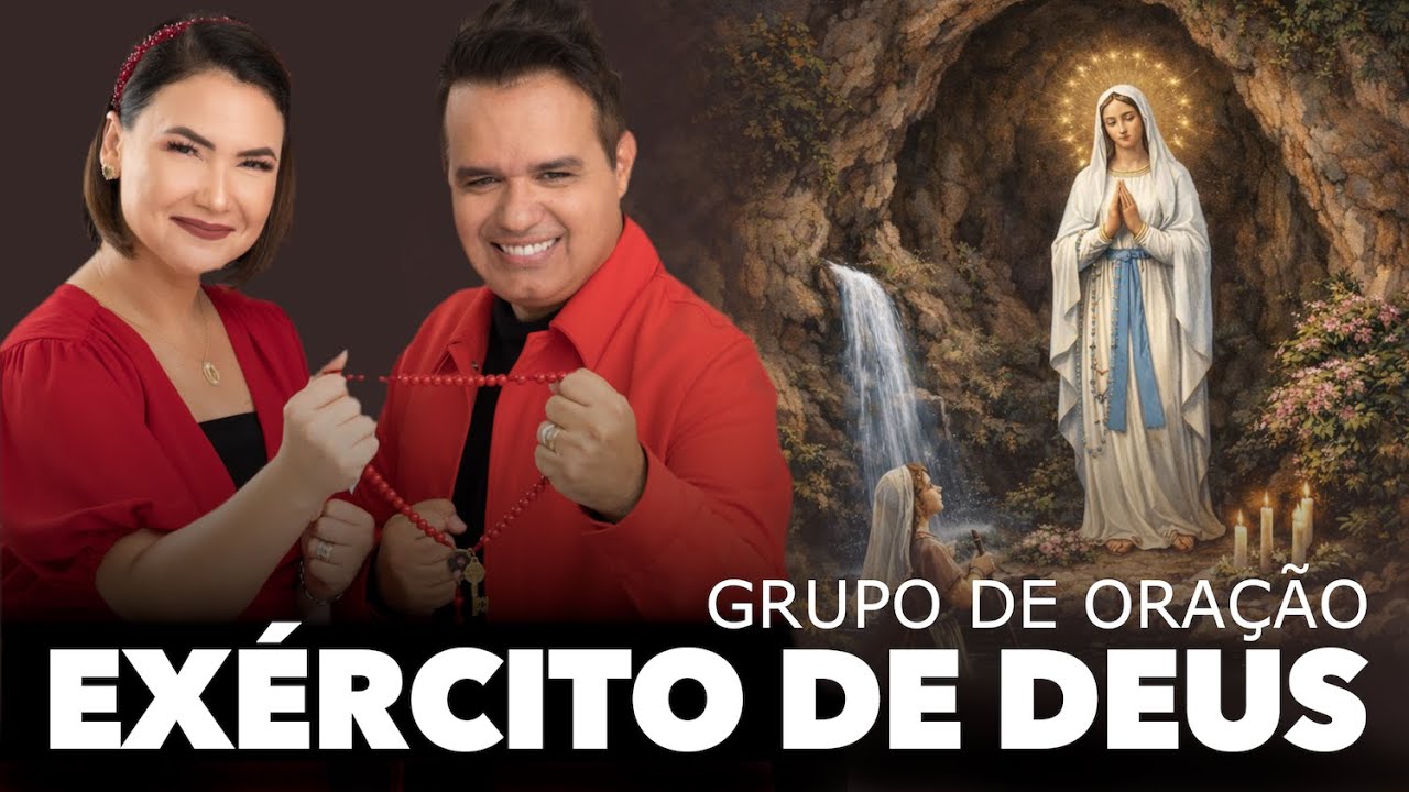 TER.03.FEV - AO VIVO - 12h00 - TERÇO DA DEFESA - NOVENA A NOSSA SENHORA DE LOURDES