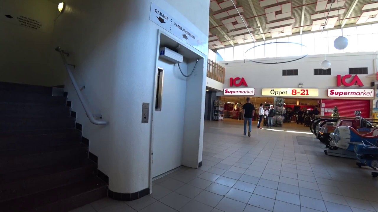 Sweden,Stockholm, Brandbergen Centrum, KONE elevator