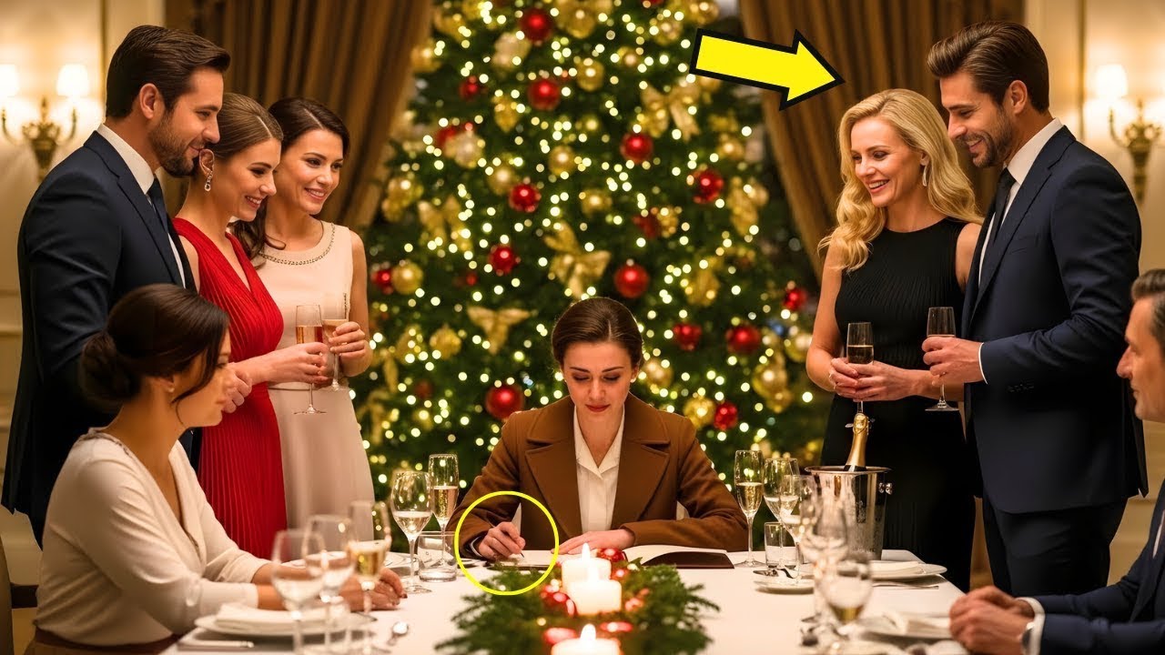 In Tears,She Signs Divorce Papers at a Christmas Party—Then the CEO Finds an Ultrasound and Colla