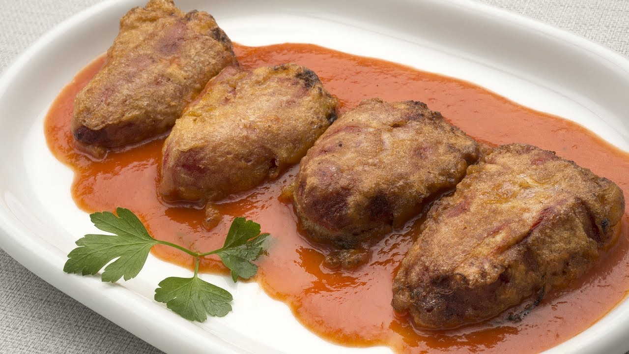 Receta de pimientos rellenos de pollo y huevo de Karlos Arguiñano - Programa completo