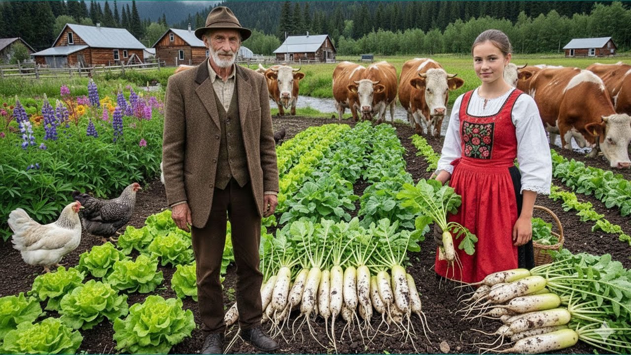 Life in the countryside garden - Peaceful Country Life in Switzerland | Countryside Life