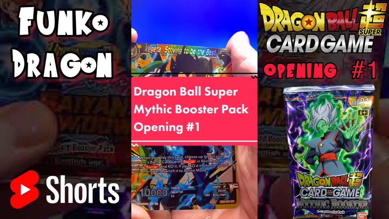 Dragon Ball Super Cards | Mythic Booster | Opening #1