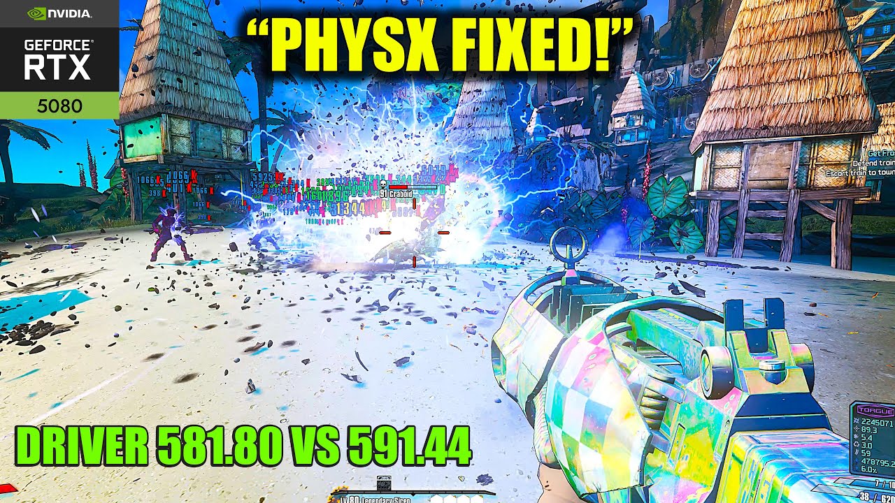 &ldquo;NVIDIA FIXED PhysX! Borderlands 2 Runs AMAZING on RTX 50 Series Now!&rdquo;