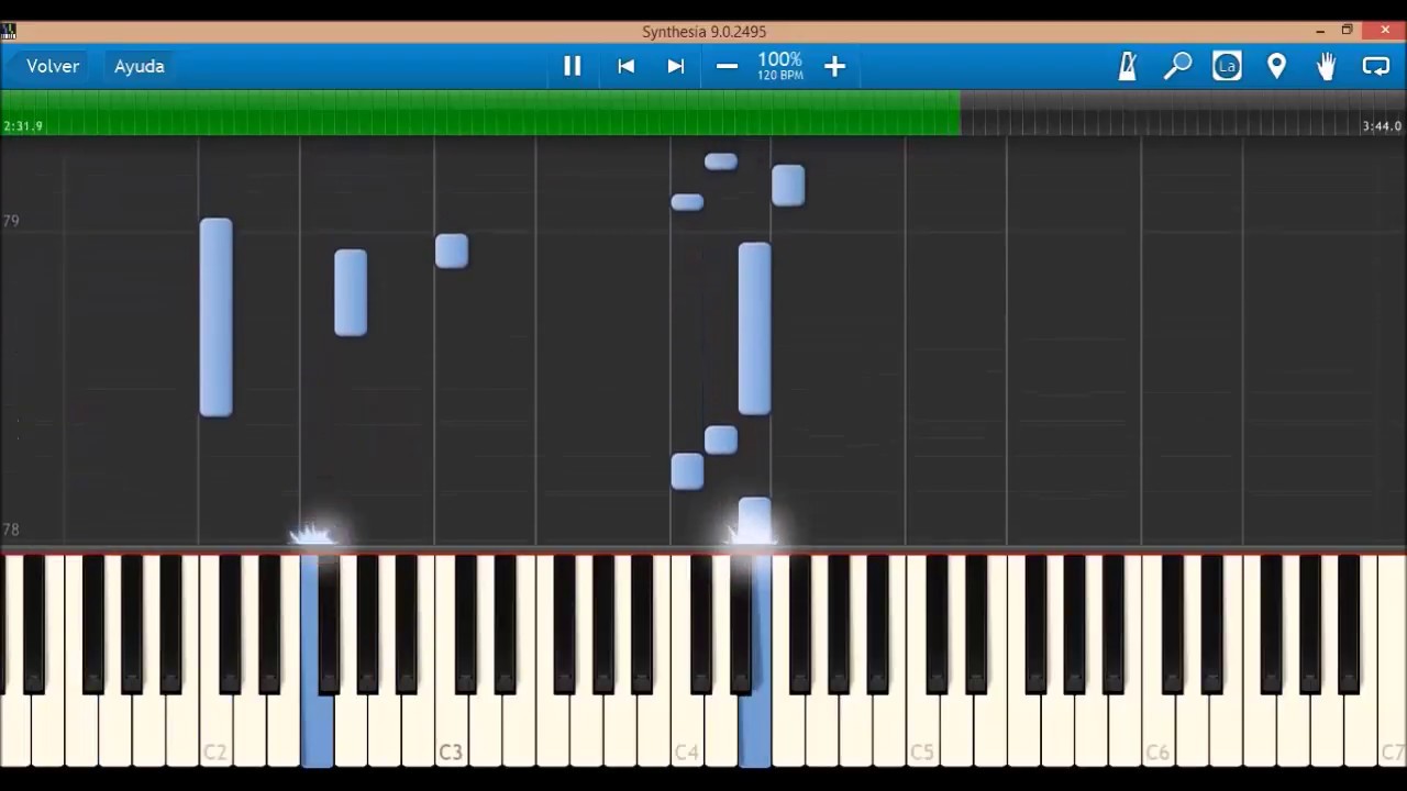 Alfred & Amaia - Tu Canción (Synthesia Tutorial)