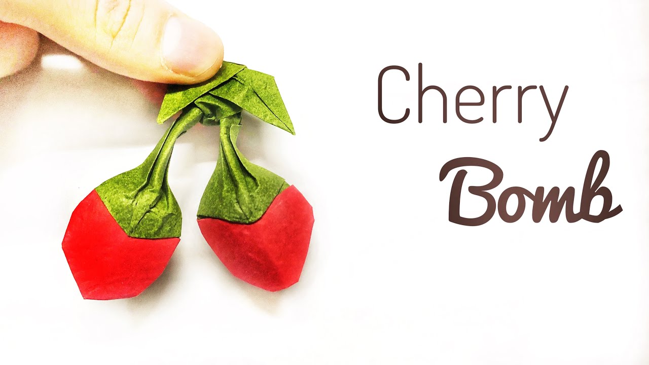CHERRY BOMB - PLANT AND ZOMBIE ORIGAMI