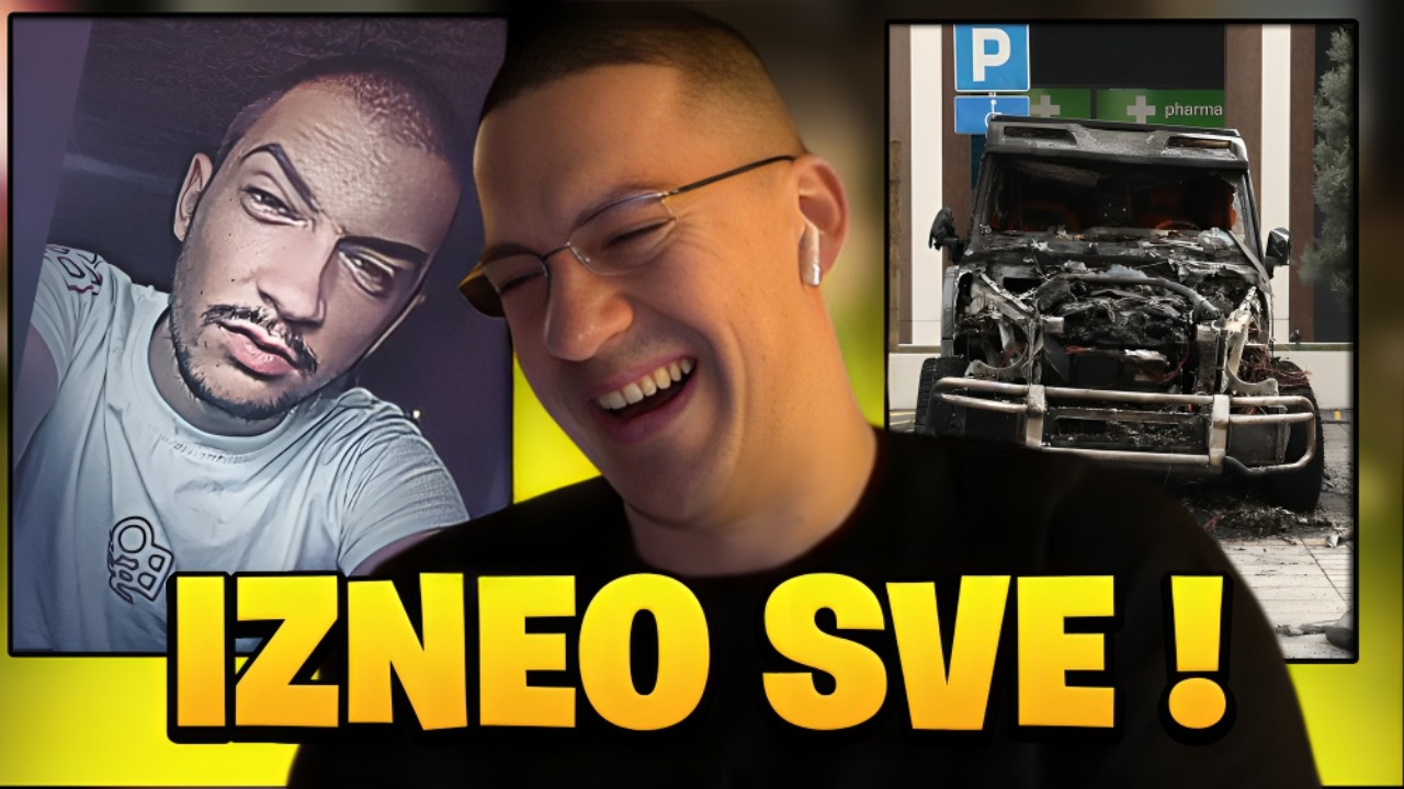BAKA PRASE IZNEO U JAVNOST KO MU JE ZAPALIO AUTO ! *NIJE BIO PLACEN ZA TO*