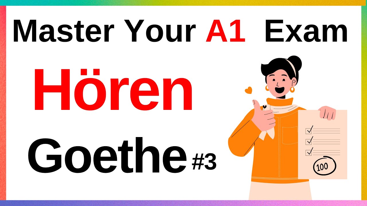 Master Your A1 Goethe Exam #3  :Practice with Sample Questions! 🇩🇪 #A1GermanExam #GermanForBeginners