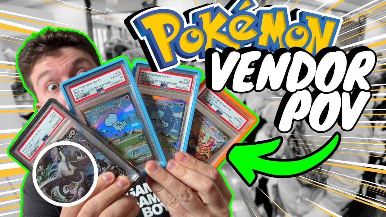WE BOUGHT A TON!! | Pokemon Card Show Vendor POV | Vintage Pokemon ?!?!