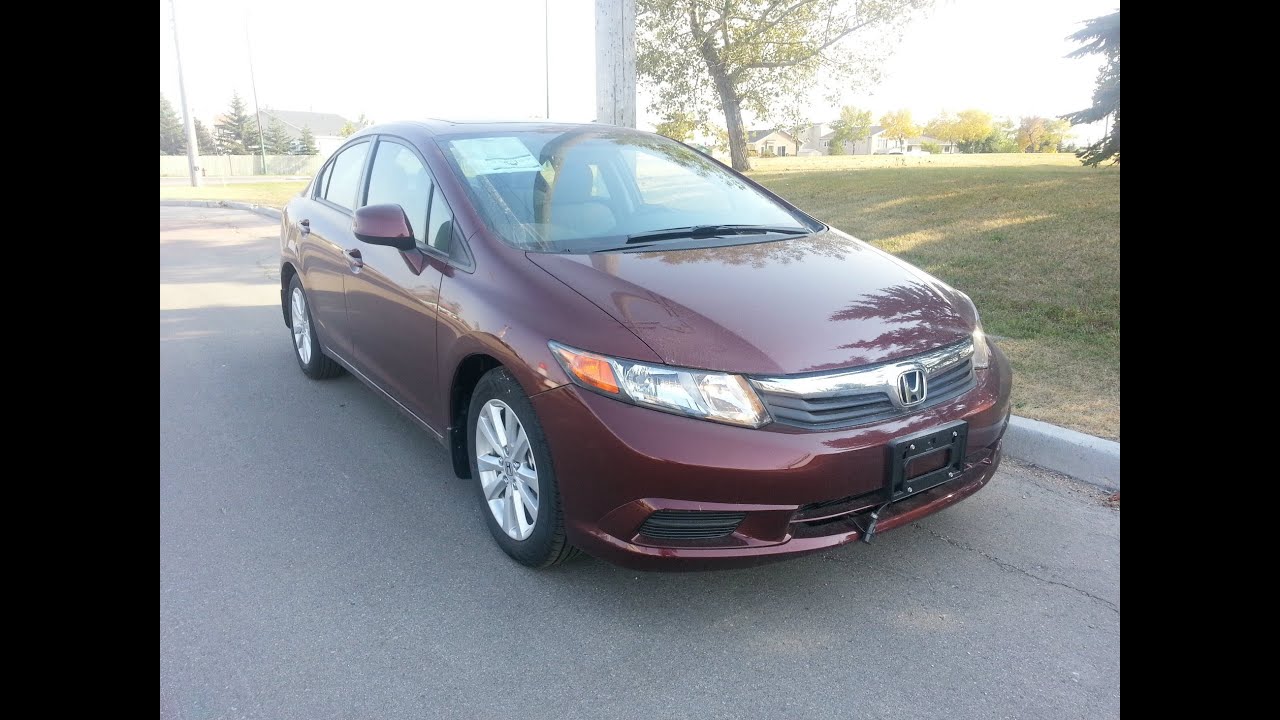 2012 Honda Civic EX-L Start up, Walkaround and Vehicle Tour