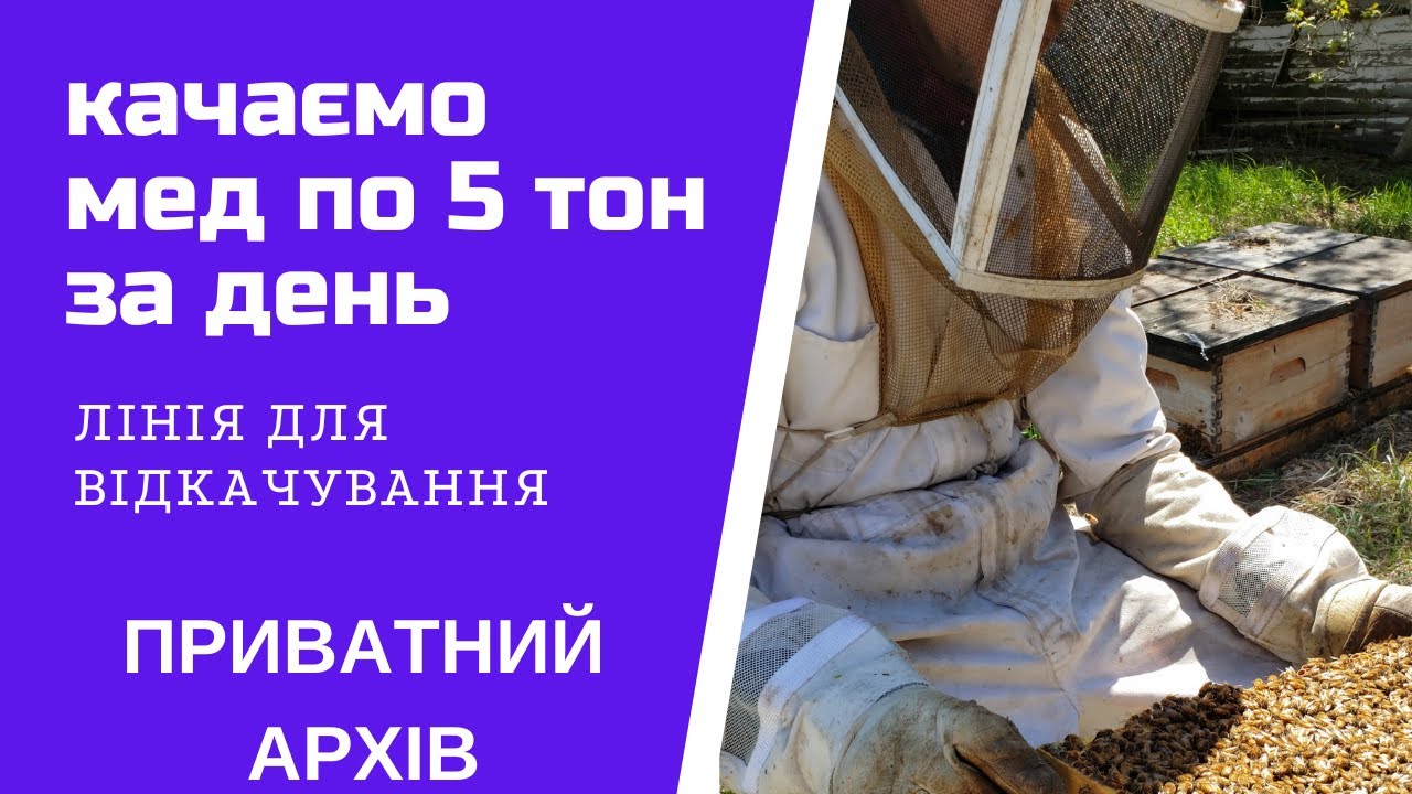 Качаємо по 5 тон меду за день! Весь цех для відкачування меду! Лінія для вілкачування меду!