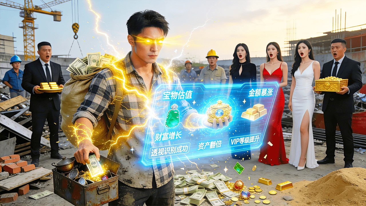🎉穷小子意外觉醒透视鉴宝能力，从卖破烂起步一路捡漏暴富！在赌石场当场开出极品玉石打脸富少横扫古玩圈，执掌顶级拍卖行，全城大佬跪求他掌眼！#drama #全集 #逆袭
