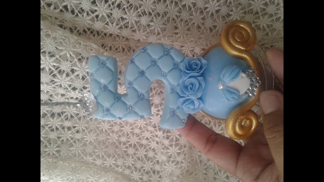 DIY- Fran aulas -vela carruagem- biscuit