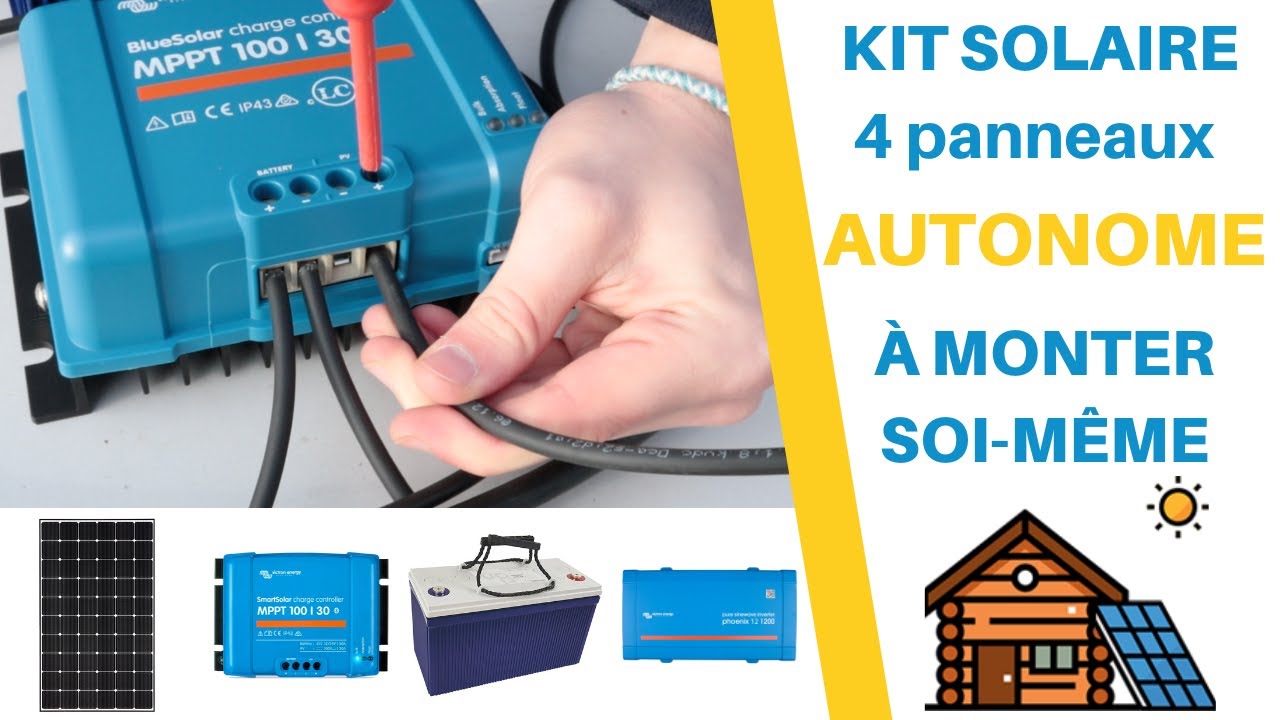 Monter son Kit Solaire AUTONOME - 4 Panneaux Solaires + 4 Batteries - MyShop Solaire #solaire #tuto