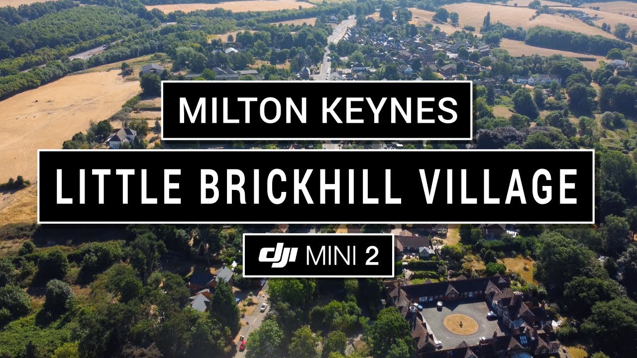 Little Brickhill Village Milton Keynes - CPL Polariser Filter Test - DJI Mini 2 Drone 4k