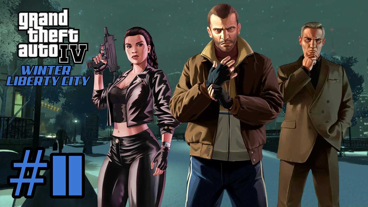 Grand Theft Auto 4: Winter Liberty City - Два Пути #11 (100%) Финал