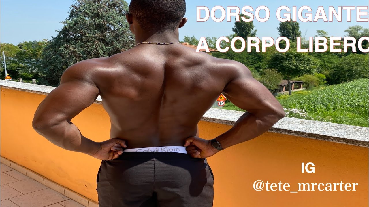 DORSO GIGANTE IN CASA | CORPO LIBERO 🔥