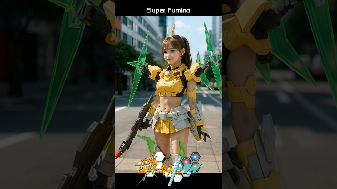 Super Fumina in Real Life - Gundam Build Try Fighters Live Action Cosplay