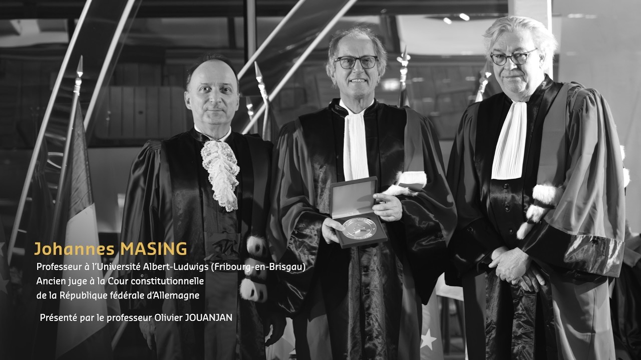 Doctorat honoris causa 2026 - Discours de Johannes Masing