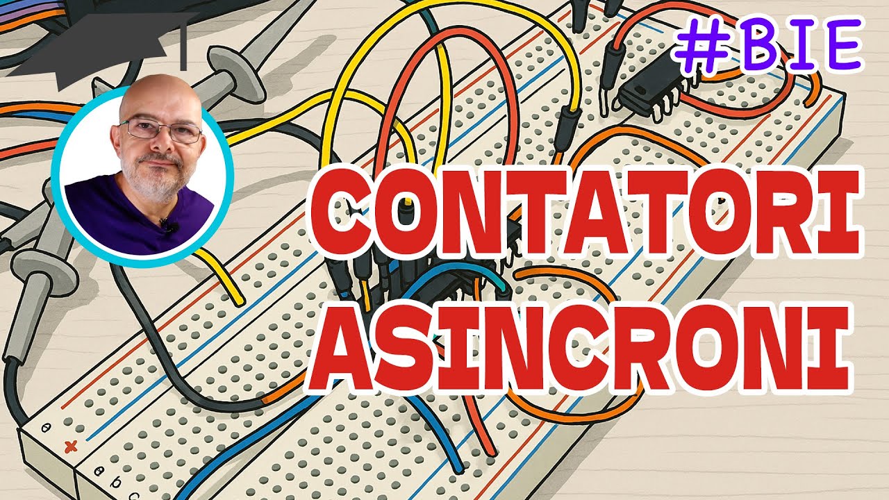 Contatori asincroni: cosa sono e come si usano - circuiti digitali sequenziali #BIE