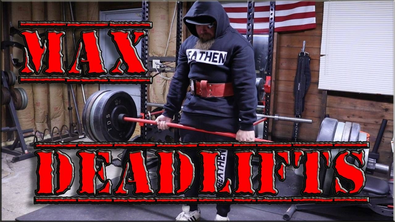 Max Deadlifts 32 days out