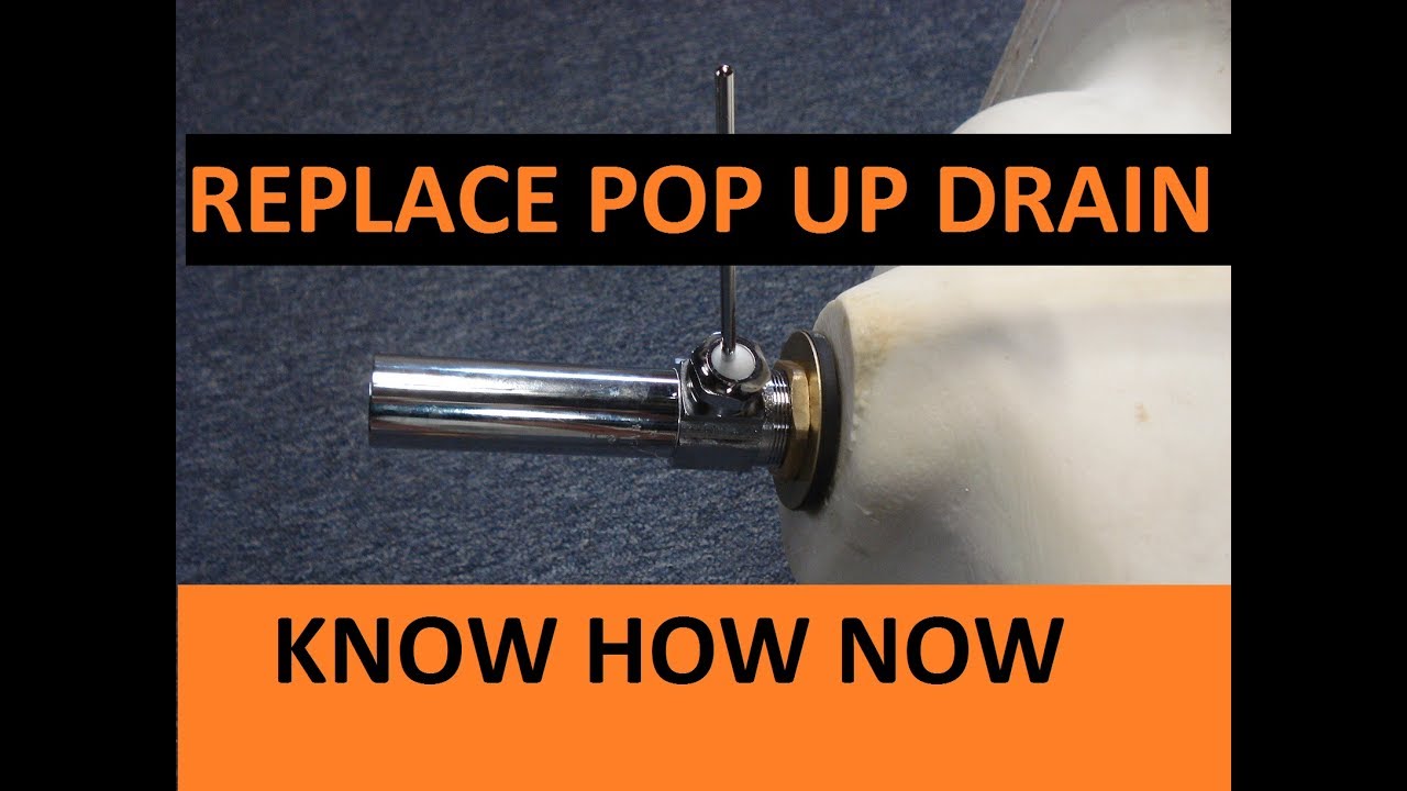 How to Replace a  Bathroom Sink Drain