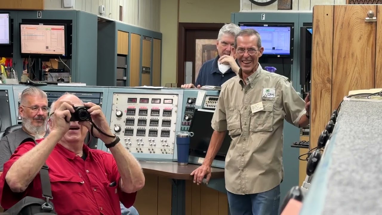 WRMI Shortwave Control Room