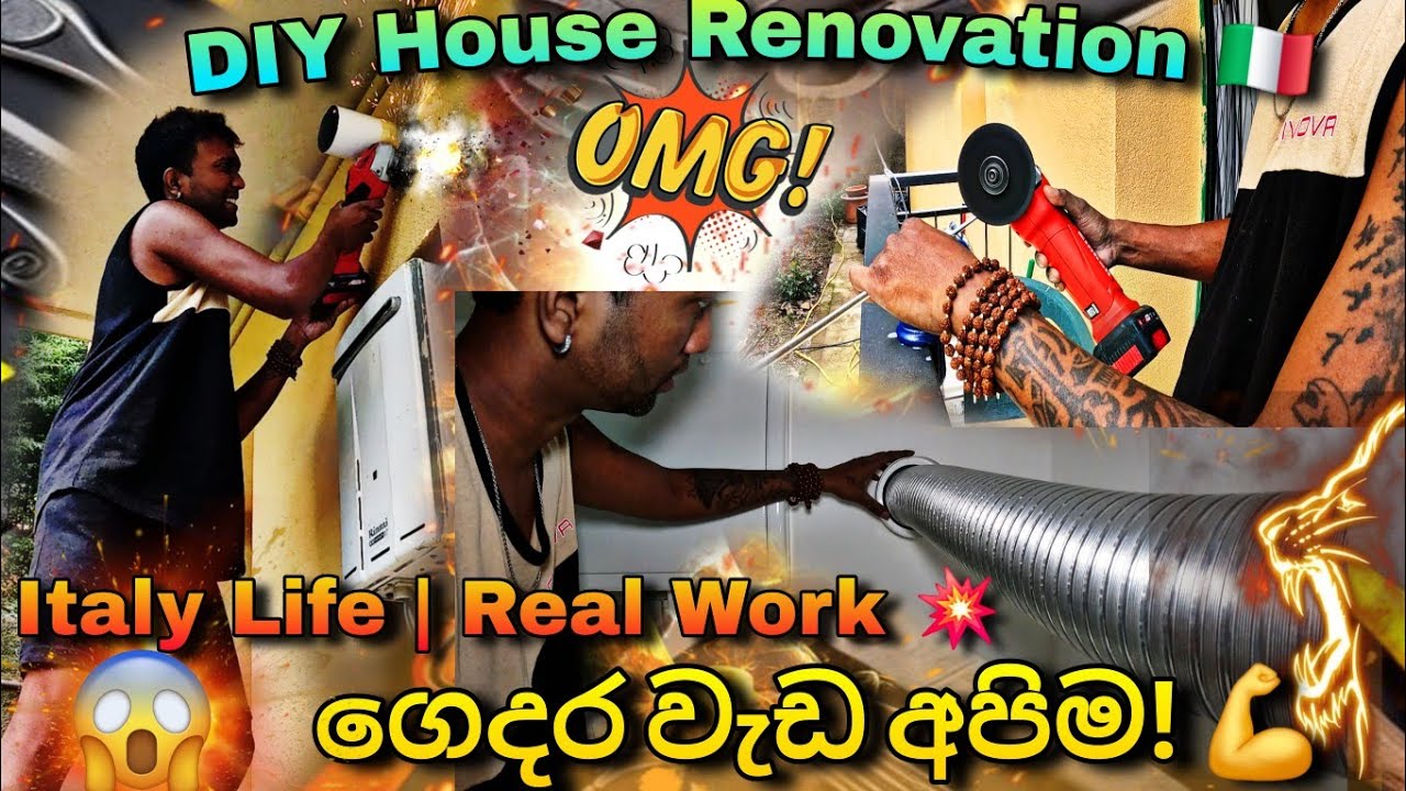 ගෙදර හැමදේම අපිම! | Italy Second Home Vlog😱